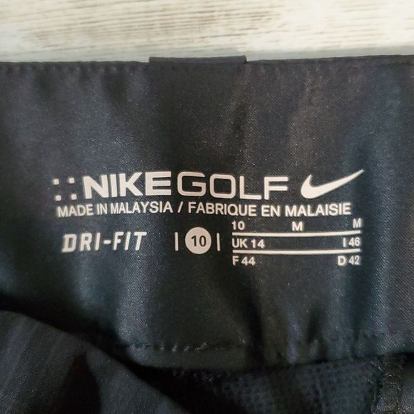 Nike Golf Stretch Dri-Fit Subtle Grey/Black Plaid Pants‎ Size 10 Super Cute! - Picture 5 of 9